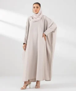 Clearance Sapphire Kaftan Abaya Set Off White