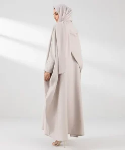 Clearance Sapphire Kaftan Abaya Set Off White