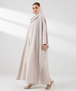 Clearance Sapphire Kaftan Abaya Set Off White