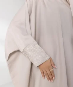 Clearance Sapphire Kaftan Abaya Set Off White