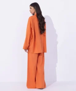 Best Sapphire Loose-Fit Button Through Shirt Rust