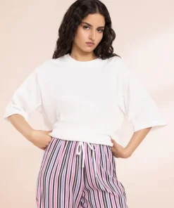 Best Sapphire Oversized Jersey T-Shirt White