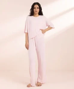 Best Sapphire Rib PJ Set Pink
