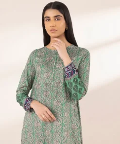 Sale Sapphire Printed Arabic Lawn Shirt