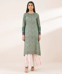 Sale Sapphire Printed Arabic Lawn Shirt