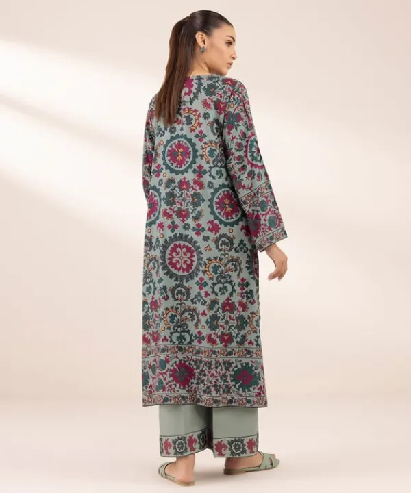 New Sapphire Printed Arabic Lawn Shirt
