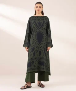 Sale Sapphire Printed Arabic Lawn Shirt