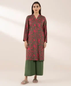 Fashion Sapphire Printed Arabic Lawn Shirt