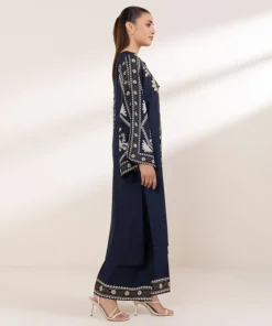 Online Sapphire Printed Arabic Lawn Shirt