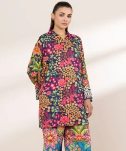 Sale Sapphire Printed Arabic Lawn Shirt