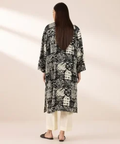 New Sapphire Printed Arabic Lawn Shirt