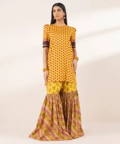 New Sapphire Printed Arabic Lawn Shirt