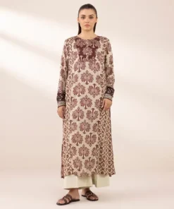 Discount Sapphire Printed Arabic Lawn Shirt