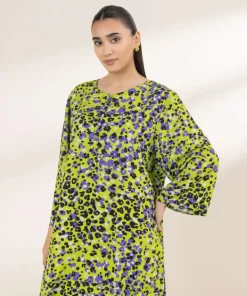 Fashion Sapphire Printed Arabic Lawn Shirt