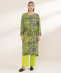 Fashion Sapphire Printed Arabic Lawn Shirt