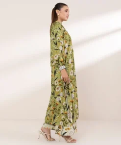 Clearance Sapphire Printed Arabic Lawn Shirt