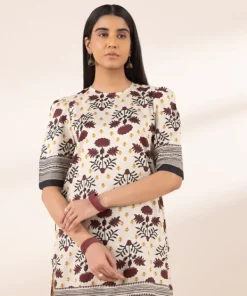 Clearance Sapphire Printed Arabic Lawn Shirt