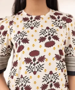 Clearance Sapphire Printed Arabic Lawn Shirt