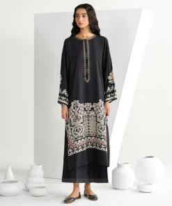 Outlet Sapphire Printed Arabic Lawn Shirt