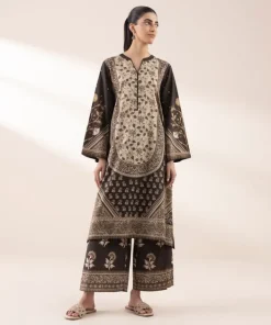Fashion Sapphire Printed Blended Lawn Shirt