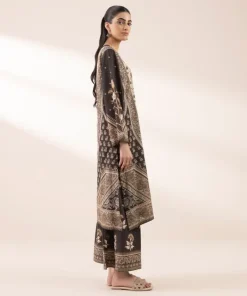 Fashion Sapphire Printed Blended Lawn Shirt