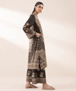Fashion Sapphire Printed Blended Lawn Shirt