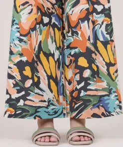 New Sapphire Printed Cambric Culottes