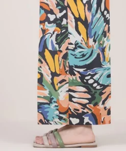 New Sapphire Printed Cambric Culottes