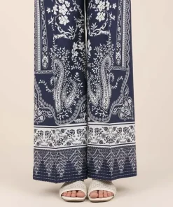 Online Sapphire Printed Cambric Culottes Blue