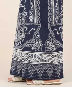 Online Sapphire Printed Cambric Culottes Blue