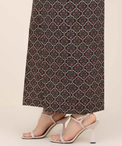 Fashion Sapphire Printed Cambric Culottes
