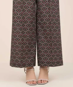 Fashion Sapphire Printed Cambric Culottes
