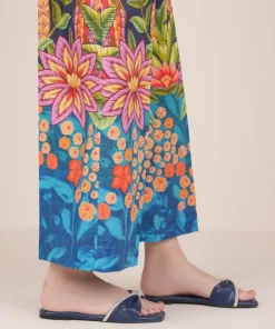 Sale Sapphire Printed Cambric Culottes