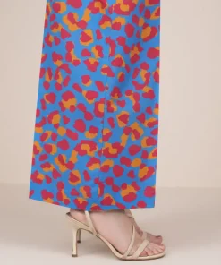 Outlet Sapphire Printed Cambric Culottes