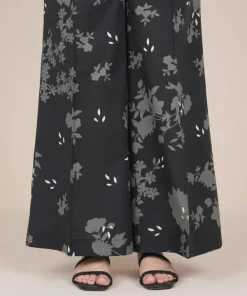 Best Sapphire Printed Cambric Flared Pants