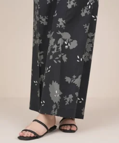 Best Sapphire Printed Cambric Flared Pants