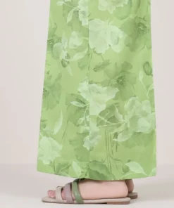 Clearance Sapphire Printed Cambric Flared Pants