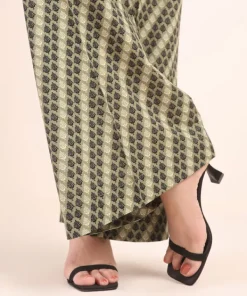 Best Sapphire Printed Cambric Flared Pants