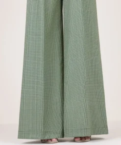 Clearance Sapphire Printed Cambric Flared Pants