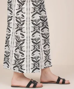 Sale Sapphire Printed Cambric Flared Pants