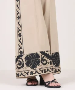 Discount Sapphire Printed Cambric Flared Pants