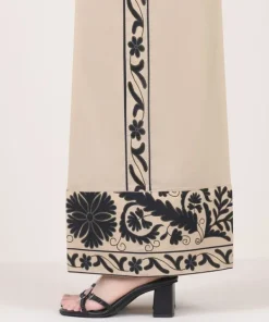 Discount Sapphire Printed Cambric Flared Pants