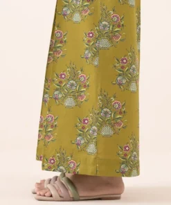Online Sapphire Printed Cambric Flared Pants