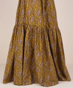 Sale Sapphire Printed Cambric Gharara