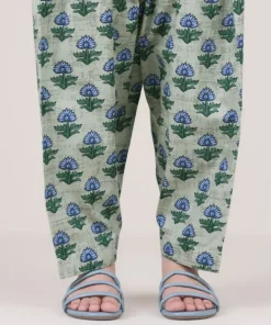 Online Sapphire Printed Cambric Shalwar