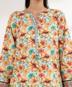 Clearance Sapphire Printed Cambric Shirt