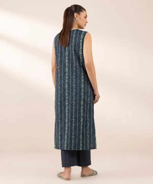 Fashion Sapphire Printed Cambric Shirt