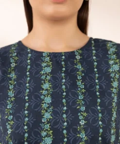 Fashion Sapphire Printed Cambric Shirt