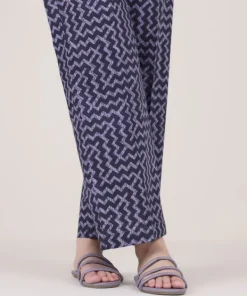 Sale Sapphire Printed Cambric Straight Pants