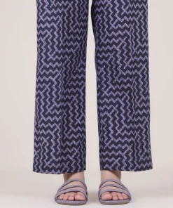 Sale Sapphire Printed Cambric Straight Pants